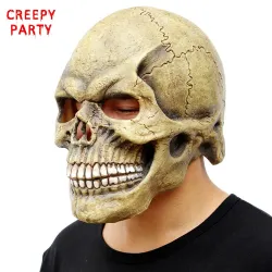 Skull máscara de halloween cabeça cheia