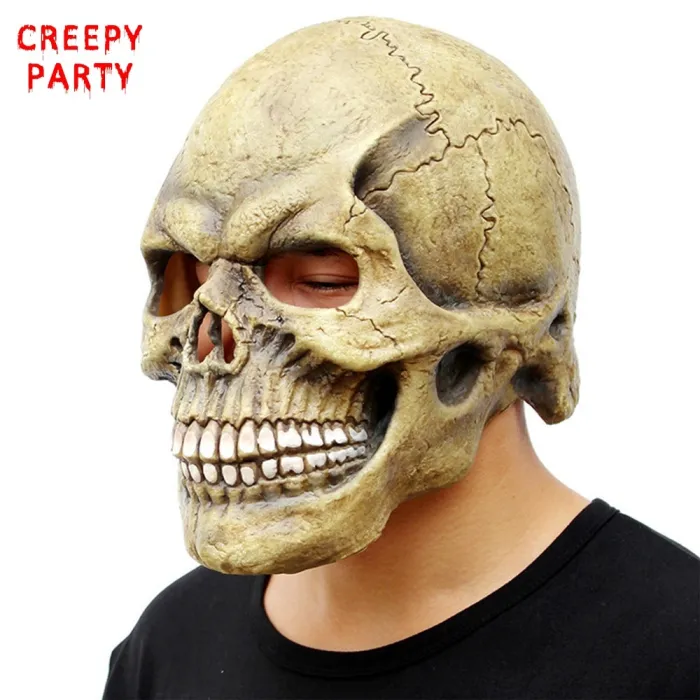 MáscaraSkull cabeza llena máscara de halloween