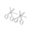 Small scissors stud earrings