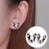 AretesBulldog francés - pendientes de stud