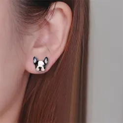 AretesBulldog francés - pendientes de stud