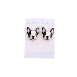AretesBulldog francés - pendientes de stud