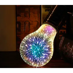A60 G95 G125 4W E27 3D lâmpada LED