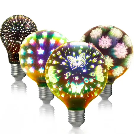 A60 G95 G125 4W E27 3D LED light bulb