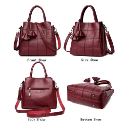 Borsa a tracolla in vera pelle