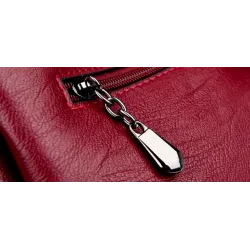 Äkta läder axel crossbody bag