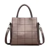 Genuine leather shoulder crossbody bag