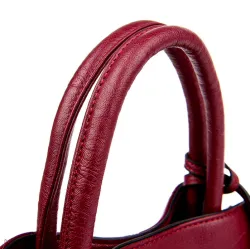 Äkta läder axel crossbody bag