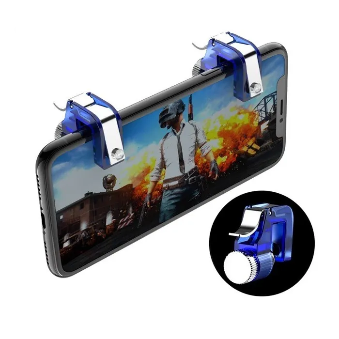Juegos de vídeoPUBG - disparador de juego de metal - botón de fuego para el teléfono inteligente - tecla de apunte L1R1
