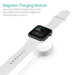 Câble USB avec chargeur sans fil magnétique pour Apple Watch