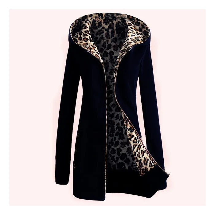 Veste à capuche Leopard