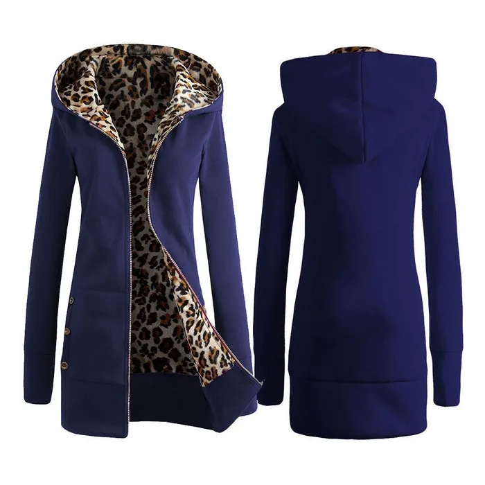 Veste à capuche Leopard