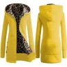 Giacca in pile Leopard
