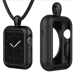 AccesoriosApple Watch 1/2/3/4 / 38mm / 44mm series - silicone frame cover with collar