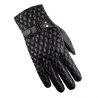 Luvas de inverno de couro quente com função de tela sensível ao toque