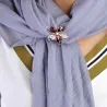 Kristal bloem brocheBroches