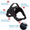Dog's harness collar lead vest