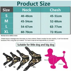 Dog's harness collar lead vest