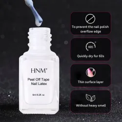 Skyddande nagel latex peel off gel 6ml