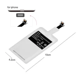 AccesoriosiPhone X 6 6S 7 8 Plus & Android universal Cargador inalámbrico Qi