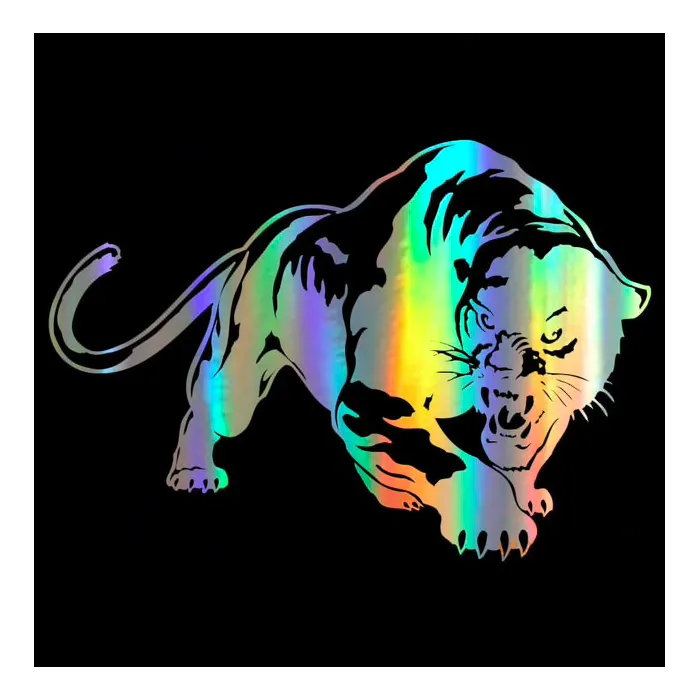 3D wild panther Vinyl Auto Aufkleber 19.5 * 13,6 cm