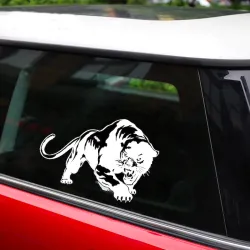 3D villi panter vinyyli auto tarra decal 19.5 * 13,6 cm