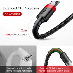 Xiaomi Redmi Note 5 Pro 4 Samsung S7 micro USB cavo di ricarica dati reversibile
