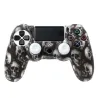 PS4 Pro Slim Controller skull silicone gamepad cover case & 2 joystick capsController