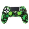PS4 Pro Slim Controller skull silicone gamepad cover case & 2 joystick capsController