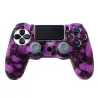 PS4 Pro Slim Controller skull silicone gamepad cover case & 2 joystick capsController
