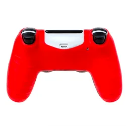 PS4 Pro Slim Controller skull silicone gamepad cover case & 2 joystick caps