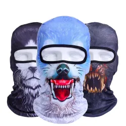 3D animal windproof balaclava full face mask