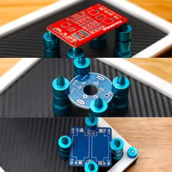 SoldaduraEleksMaker EleksFix & 4 pilares magnético PCB tablero soporte marco
