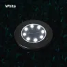 8 LED Buried floor - garden solar light with sensor waterproof