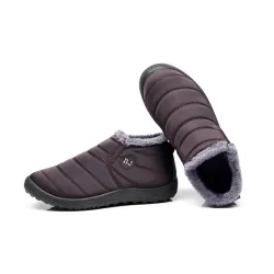 Bottes anti-skid chaudes pour hommes étanches