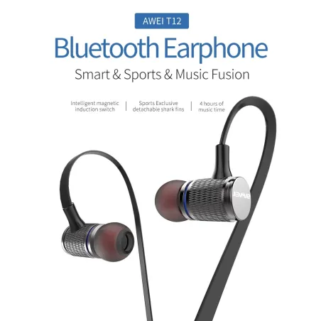 AWEI T12 cuffie wireless Bluetooth