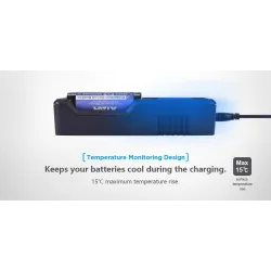 XTAR VC4 batteriladdare 20700 18650 21700 14650 17335 17670 18490 10440 14500 16340 17500 18350 18700 22650 25500 32650