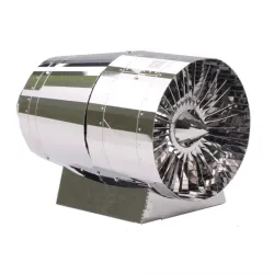 MetalRompecabezas de metal de motor de turbina 3D