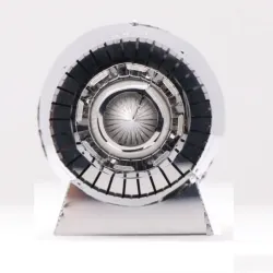 MetalRompecabezas de metal de motor de turbina 3D
