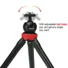 Trípodes y soportesPortatil flexible pulpo mini trípode de la cámara del teléfono selfie stick