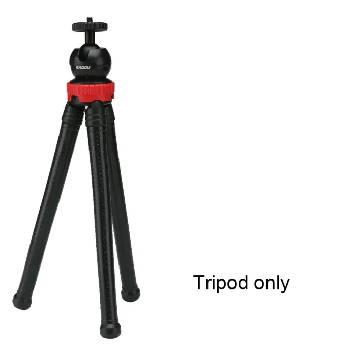 Tragbare flexible Oktopus Mini Stativ Telefon Kamerahalter Selfie Stick