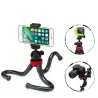Portátil flexível octopus mini tripé telefone câmera titular selfie stick