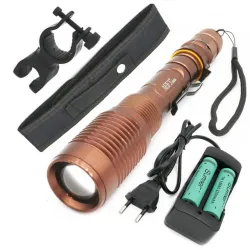 9000lm T6 L2 Led lampe de vélo de poche zoomable