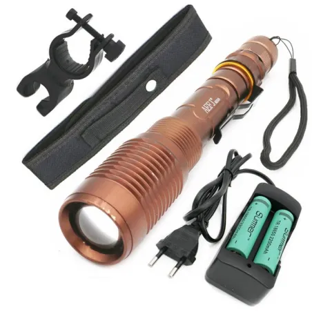 9000lm T6 L2 Led zoomable pyörävalaisin
