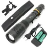 9000lm T6 L2 Led zoomable pyörävalaisin