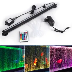 Aquarium / Fischtank - Luftblasenlampe - RGB - Fernbedienung - LED Bar Licht