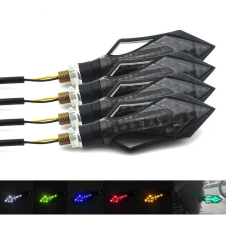 Motorcykel - scooter LED-svängsignalljus med pil 4 pcs