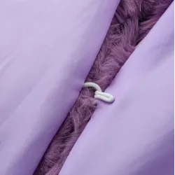 ChaquetasElegante chaqueta con capucha larga - abrigo de piel - más tamaño