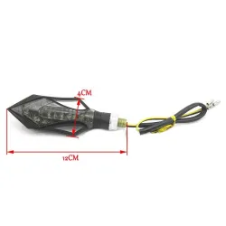 Motorcykel - scooter LED-svängsignalljus med pil 4 pcs