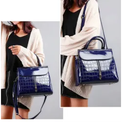 Ensemble de sac en cuir brillant élégant de 3 pièces